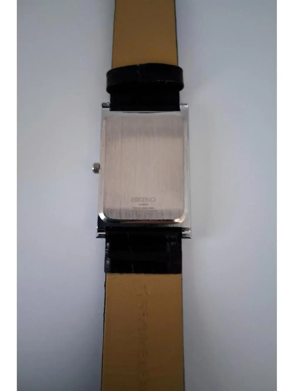 Men's Tank Blue Dial Dress Watch & Batt-Dial